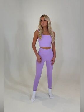Salt Project brushed energy flow legging Lilac